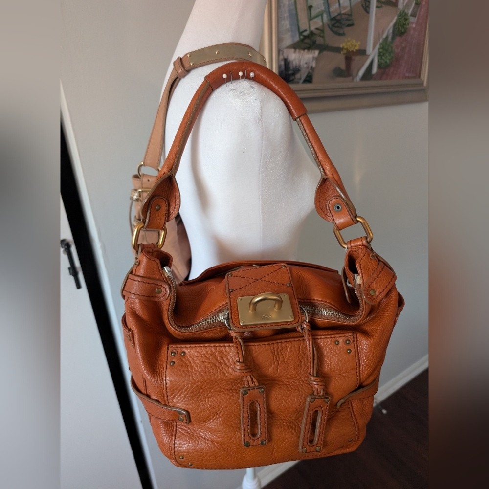 Chloé Paddington Satchel in Luxurious Cognac Leather